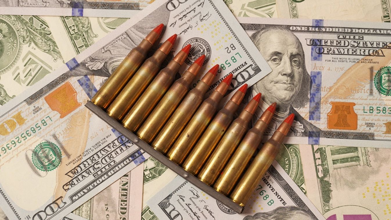 Ammunition,From,The,Gun,On,Money,Bills.,Bullets,On,Dollars