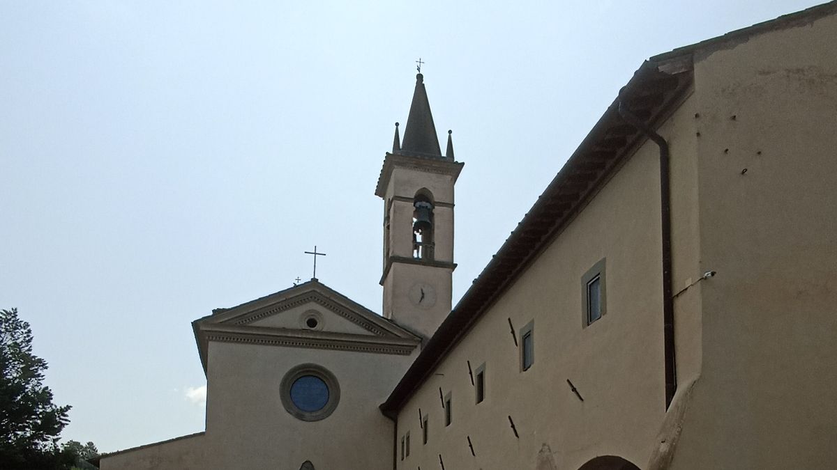 Santa Maria del sasso templom Bibbienában.