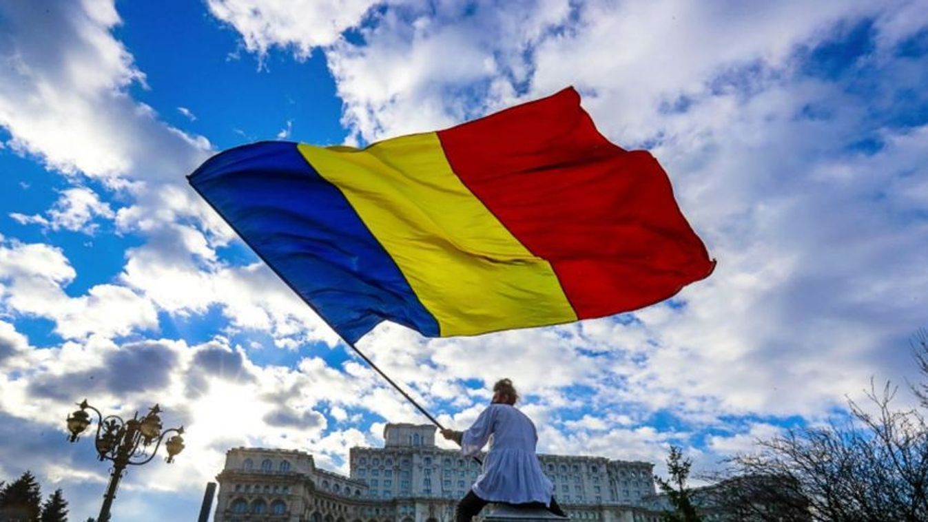 Románia, zászló