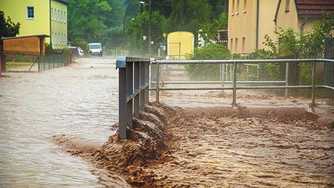 Violent storm in German State of Saxony