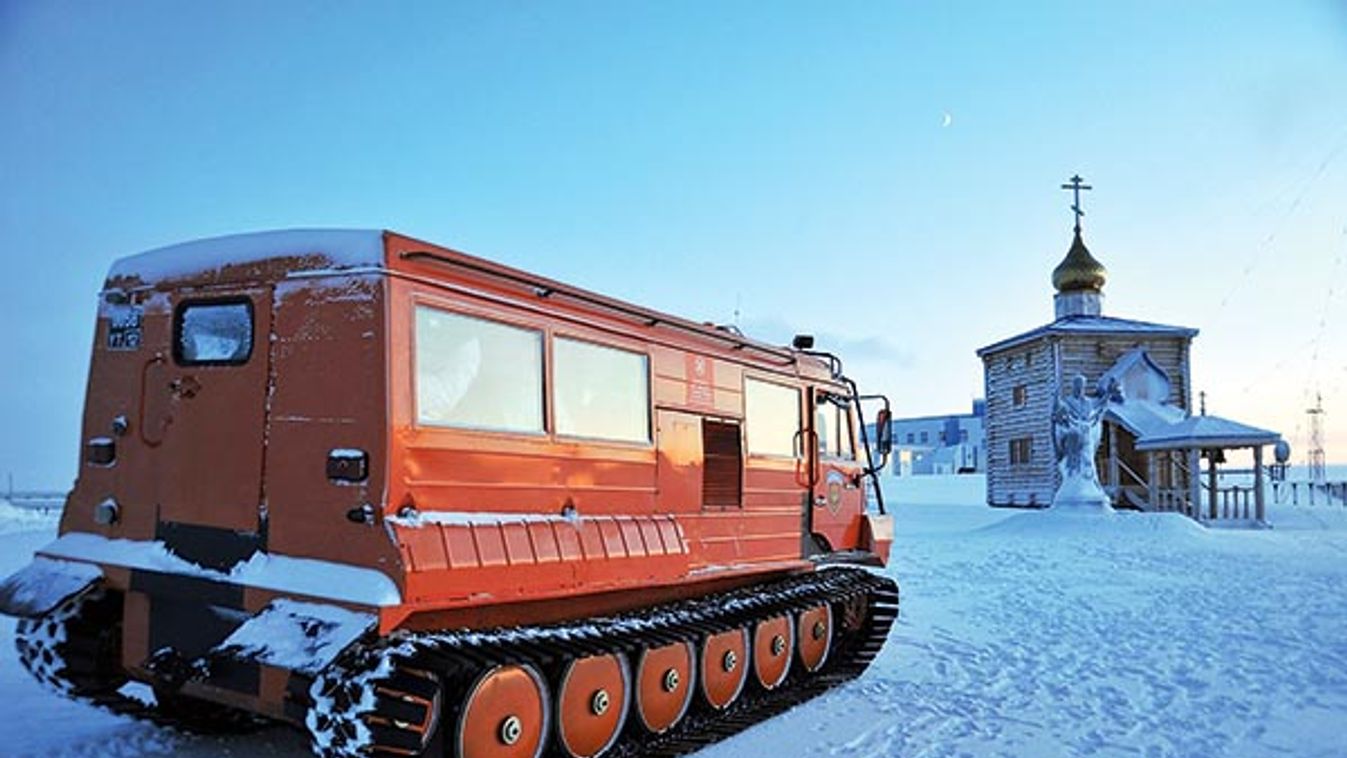 Russian Arctic military borderguard base in Franz Joseph Land