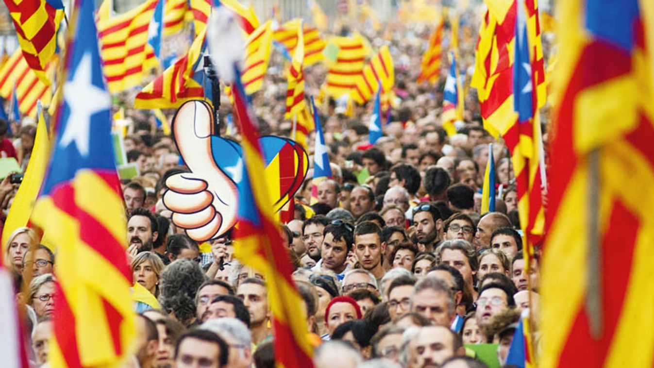 Catalan Independence March As Regional Economy Faces Budget Shortfall