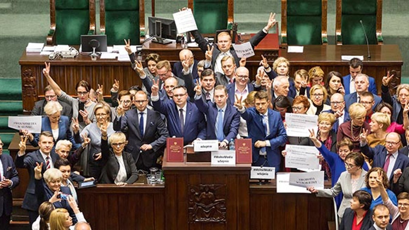 Occupy the podium at Polish Parliament