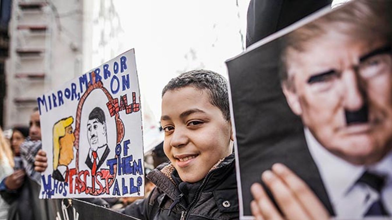 Ant-Trump Protest in Brussels