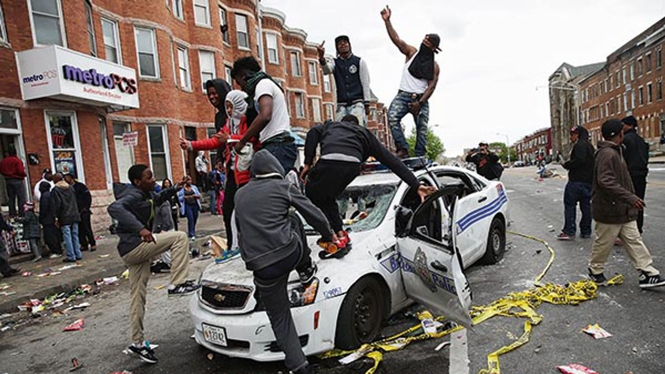 Protests in Baltimore After Funeral Held For Baltimore Man Who Died While In Police Custody