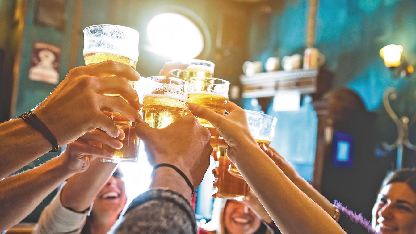 Group,Of,Happy,Friends,Drinking,And,Toasting,Beer,At,Brewery