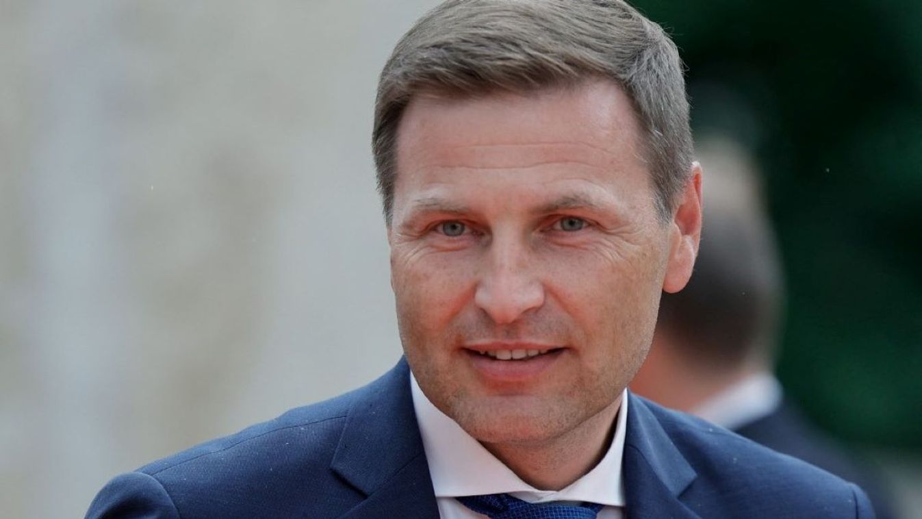 Estonian Defence minister Hanno Pevkur arrives to take part in the European Air Defence Conference gathering 18 Defence ministers, at Les Invalides in Paris on June 19, 2023.