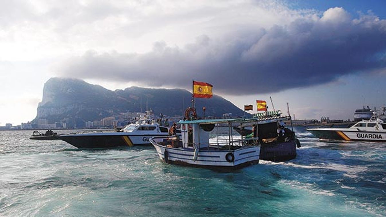 Spanish Fishermen Stage Protest In Disputed Waters Near Artificial Reef