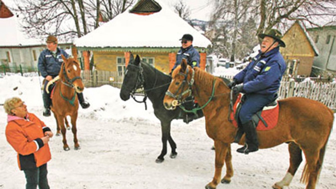 Sólyomszem lóhátról figyel