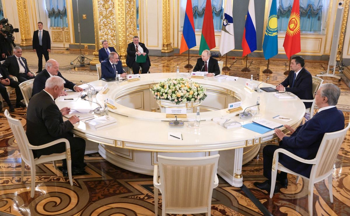 Eurasian Economic Union Leaders' Summit in Moscow
