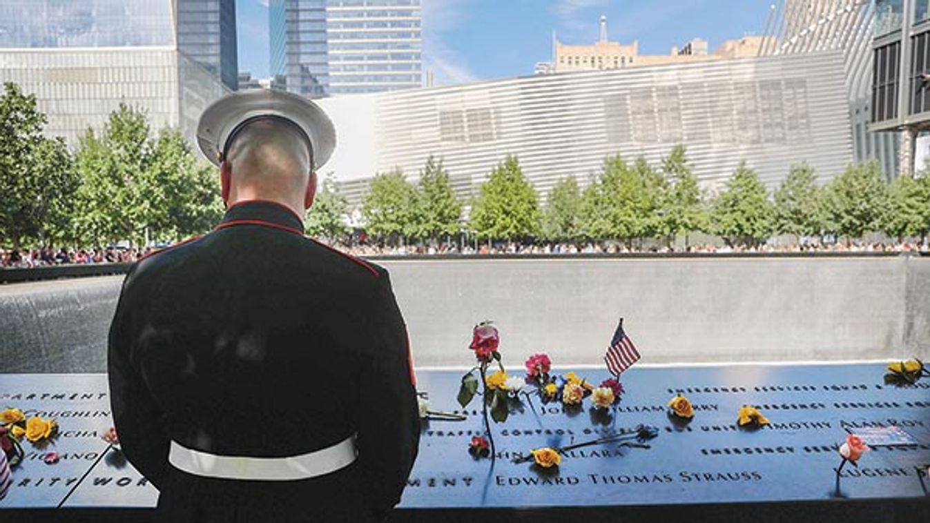 15th Anniversary Of 9/11 Attacks Commemorated At World Trade Center Memorial Site