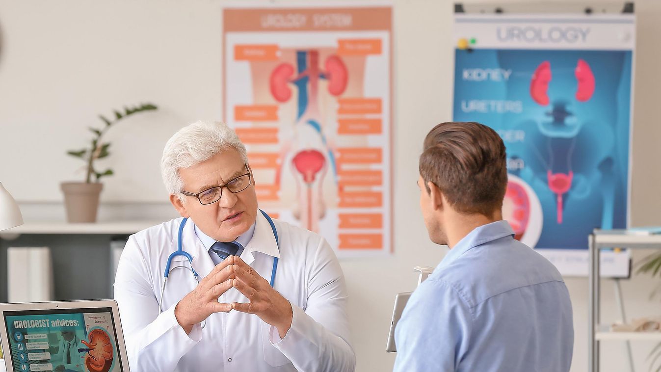 Young,Man,Visiting,Urologist,In,Clinic