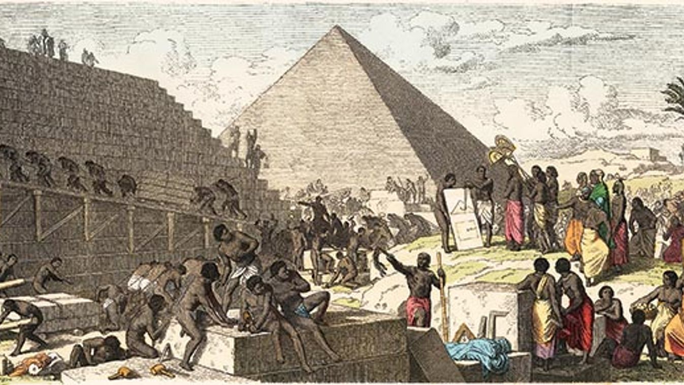 Construction of the pyramids in Ancient Egypt