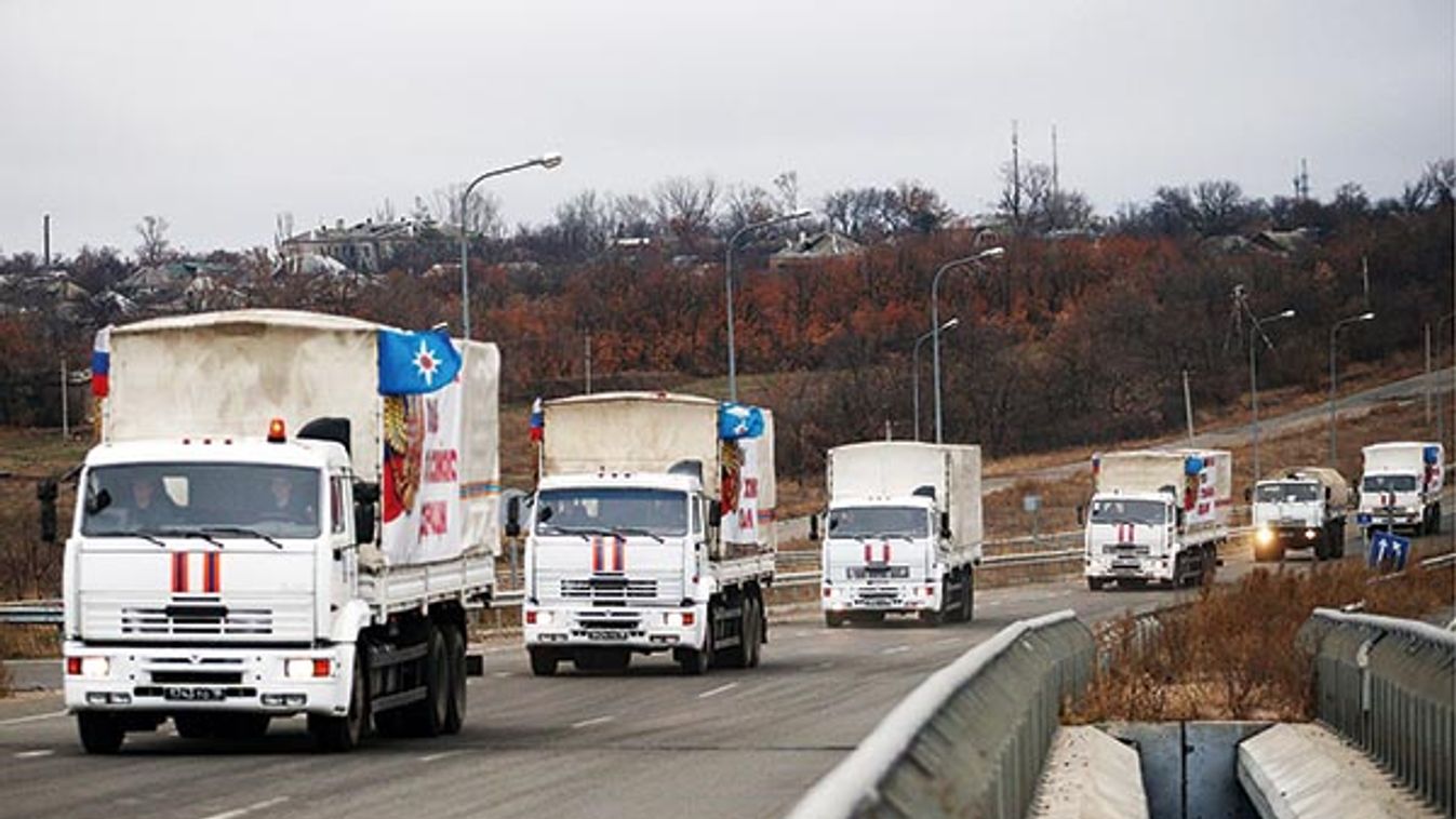 Russia's 7th humanitarian aid convoy arrives in Lugansk