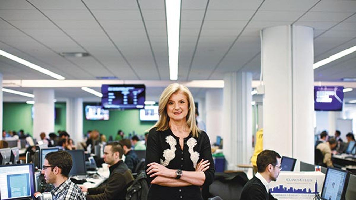 Arianna Huffington of the Huffington Post