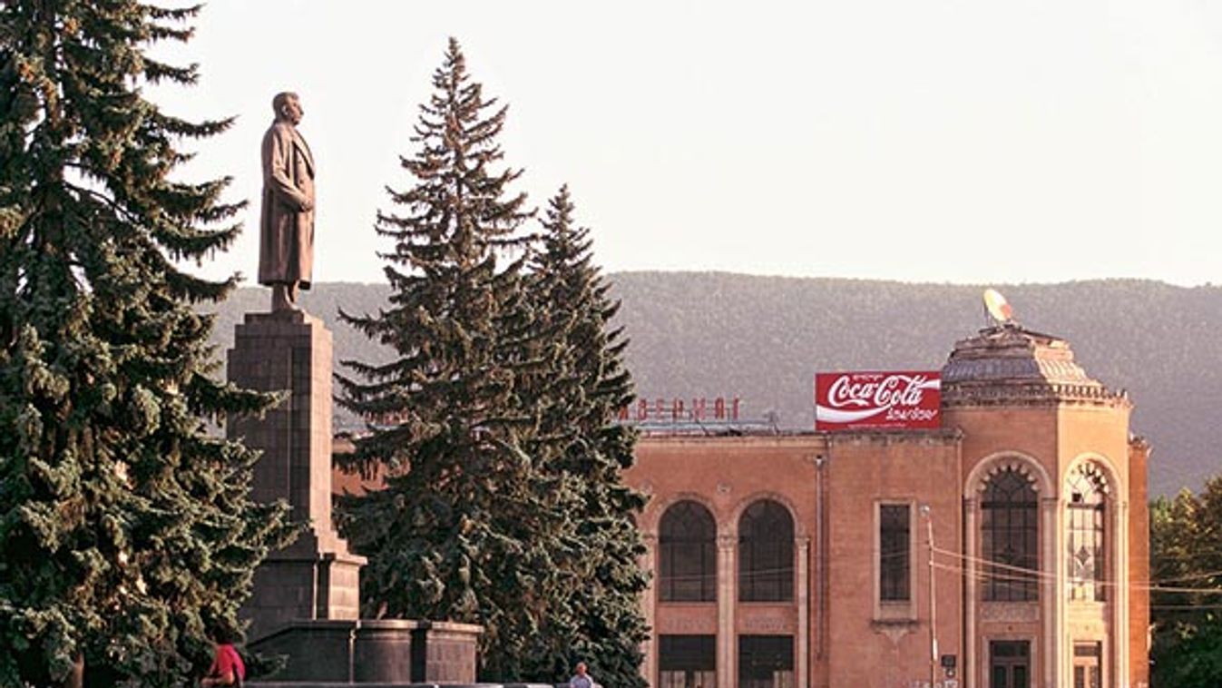 caspian oil story gori stalin s birthplace in goergia only surviving statue of him in cis 1997