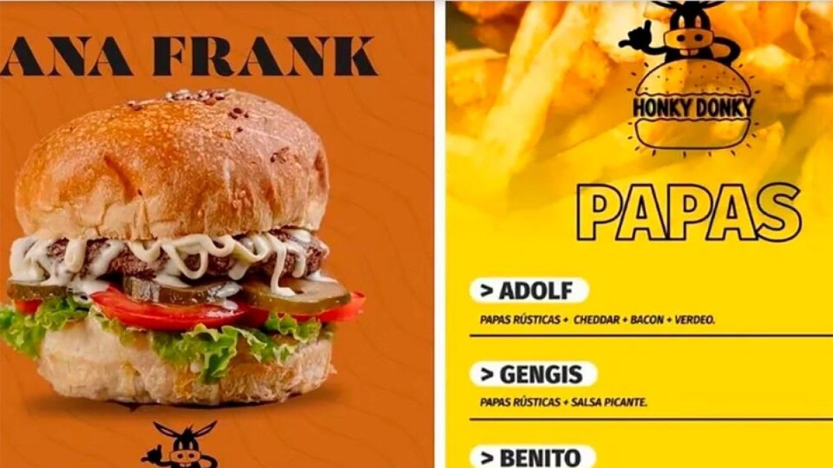 Anne Frank burgerrel és Hitler-krumplival borzolta a kedélyeket egy gyorsétterem Argentínában – Mandiner