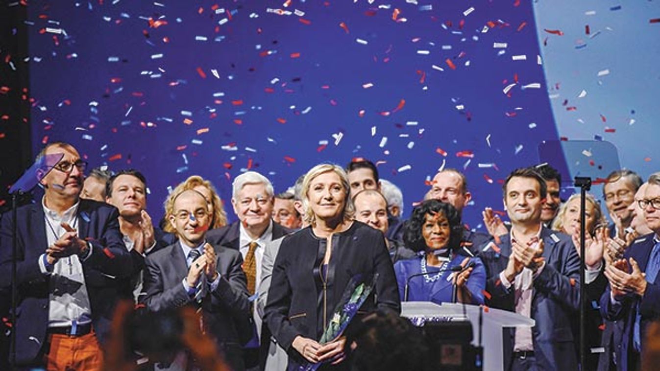 Presidential candidate Marine Le Pen campaign rally