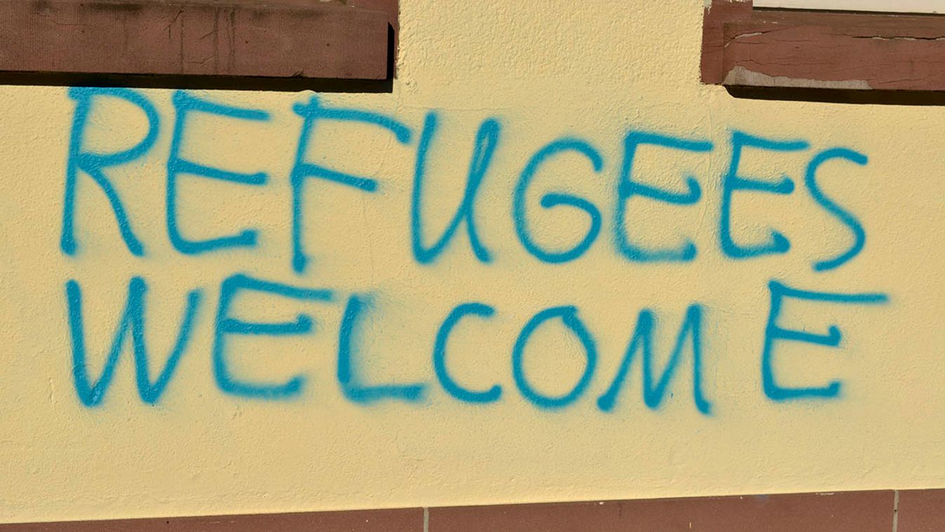 Graffiti refugees welcome