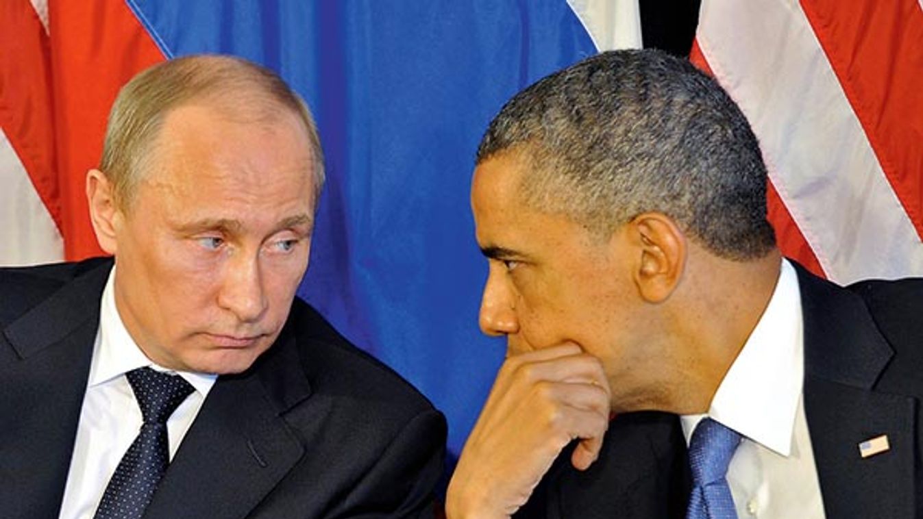 Russian President Vladimir Putin meets U.S. President Barack Obama