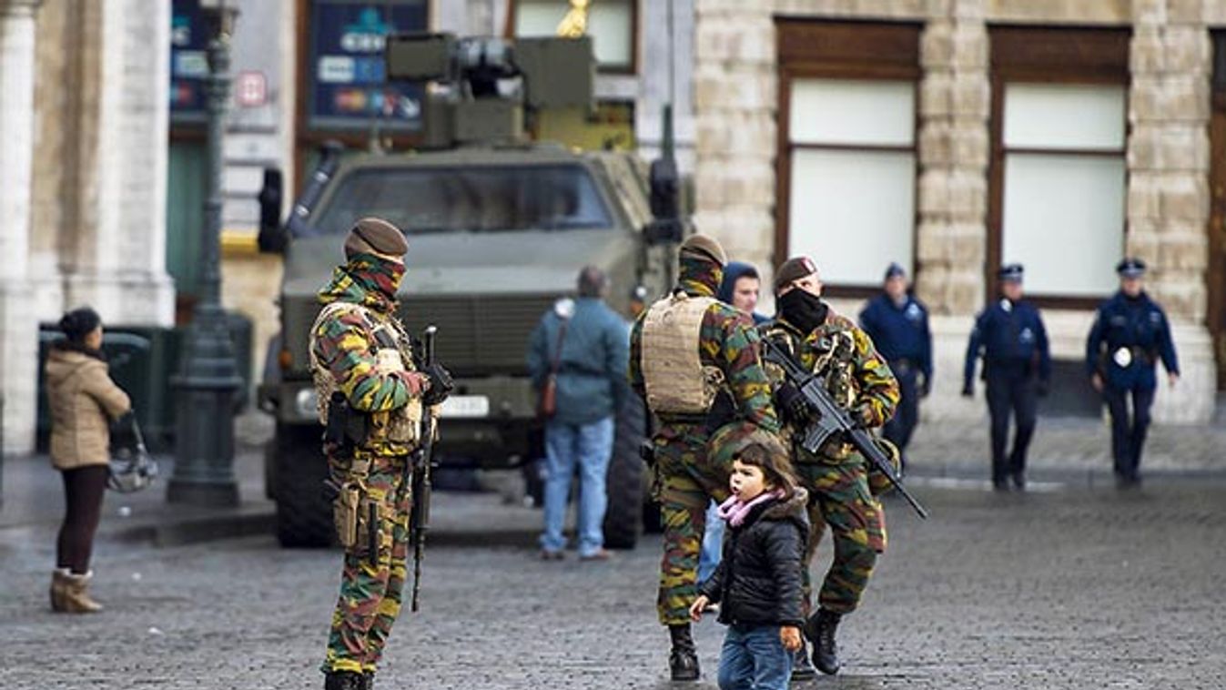 Belgium: Military on the Streets of Brussels