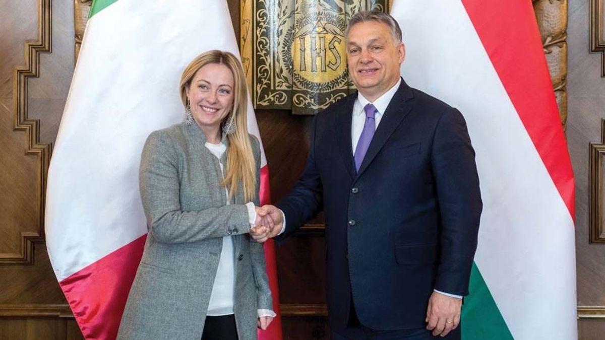 Il Giornale: Giorgia Meloninak az a szándéka, hogy megszilárdítsa a kapcsolatait Orbánnal