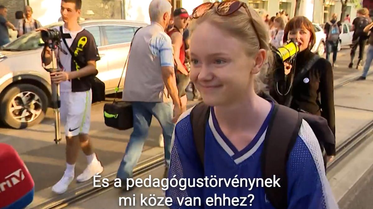 Hiába kérdezte a HírTV, Pankotai Lili nem tudta megmondani, hogy mi a baja a pedagógustörvénnyel