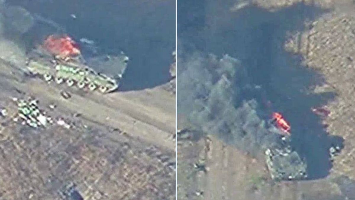 Lecsapott az orosz hadsereg: kilőttek egy német gyártmányú Marder 1A3 típusú lövészpáncélost