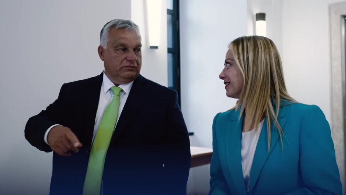 Orbán Viktor fogadta Giorgia Melonit (VIDEÓ)