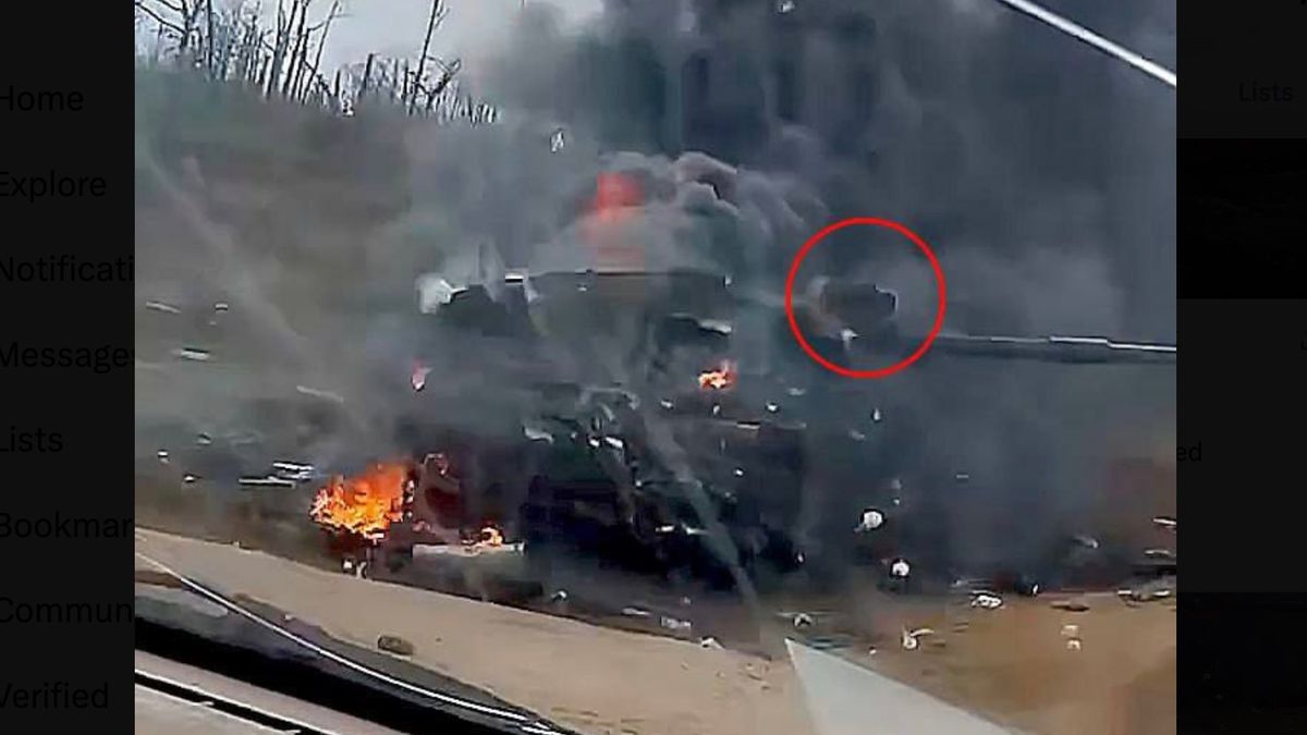 Videón, ahogy kilövik az első brit tankot Ukrajnában!