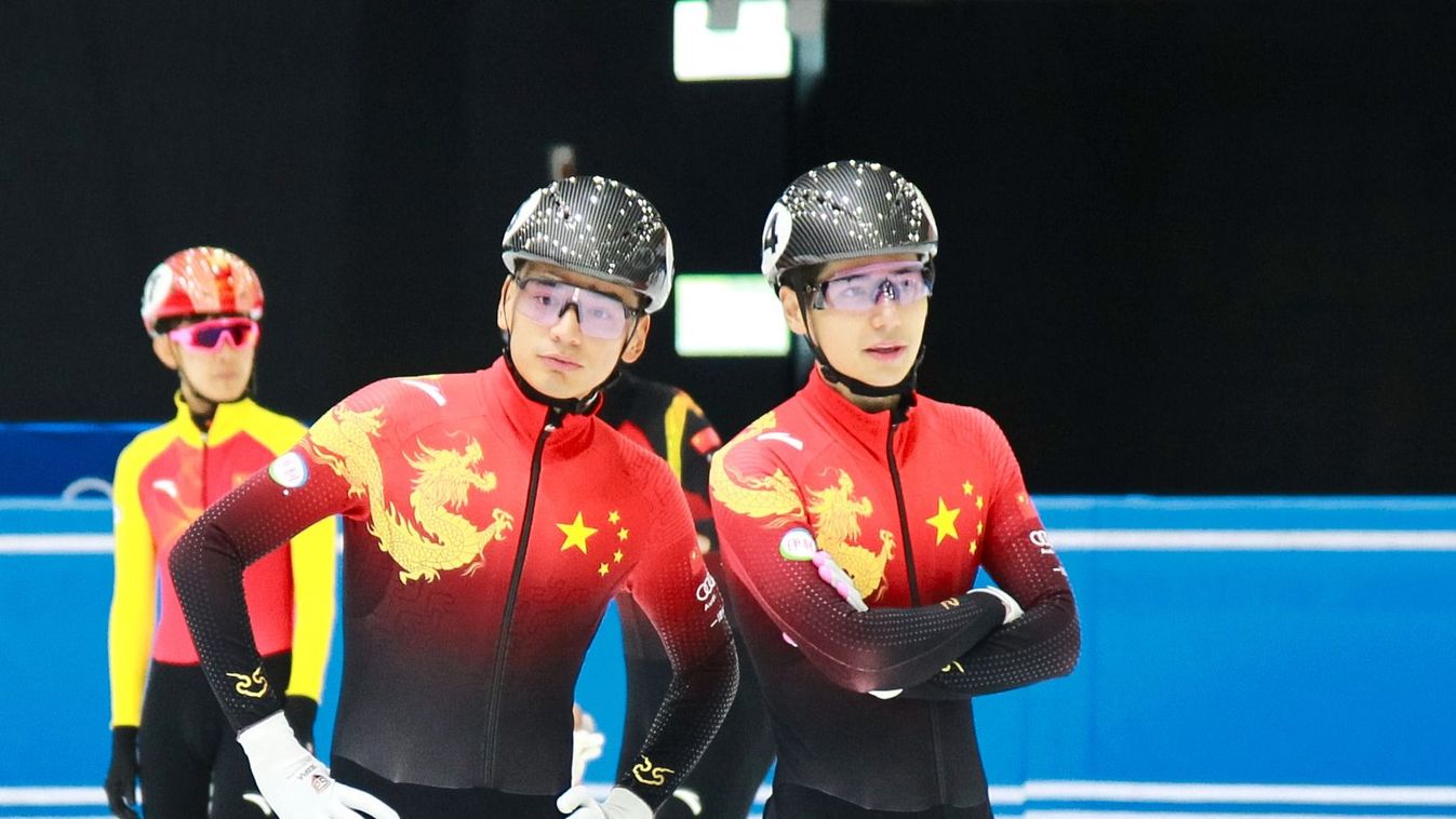 Chinese Short Track Speed Skating National Team Training Session