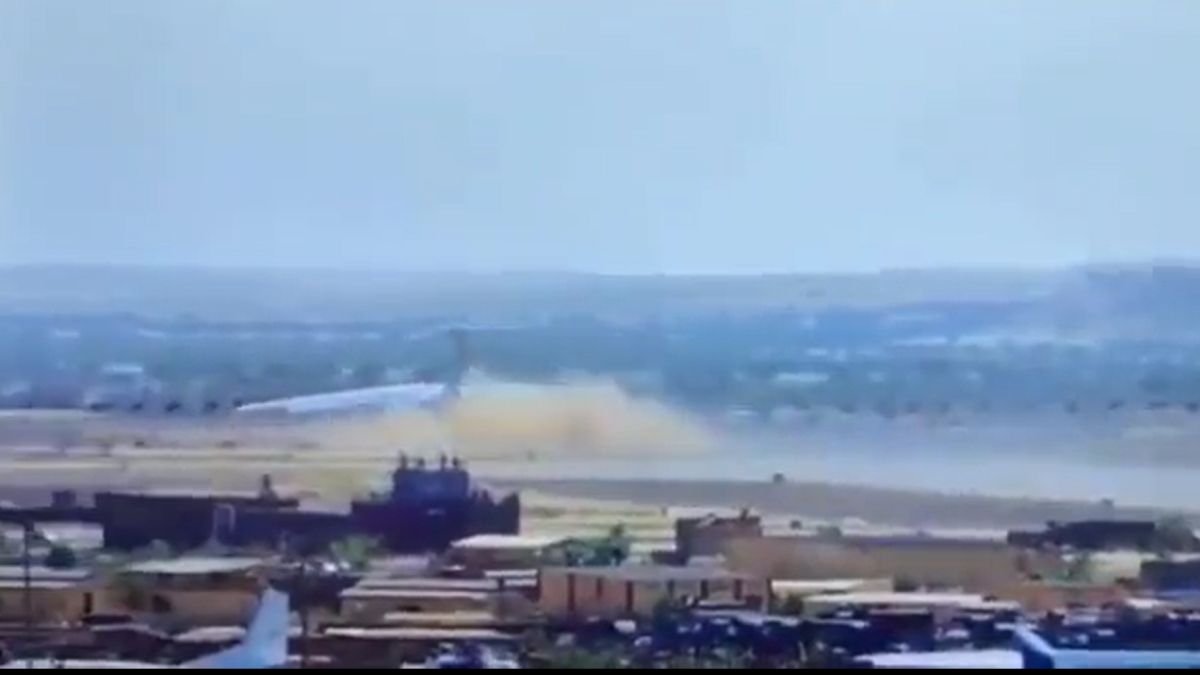 Videón a Maliban lezuhant Wagner-gép utolsó pillanatai