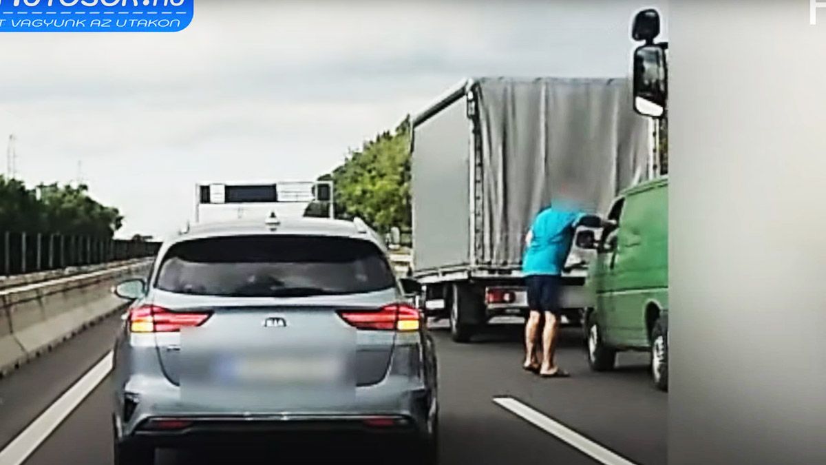 Alternatív vitarendezés: ököllel oldotta meg a nézeteltérést az agresszív papucsos sofőr (VIDEÓ)