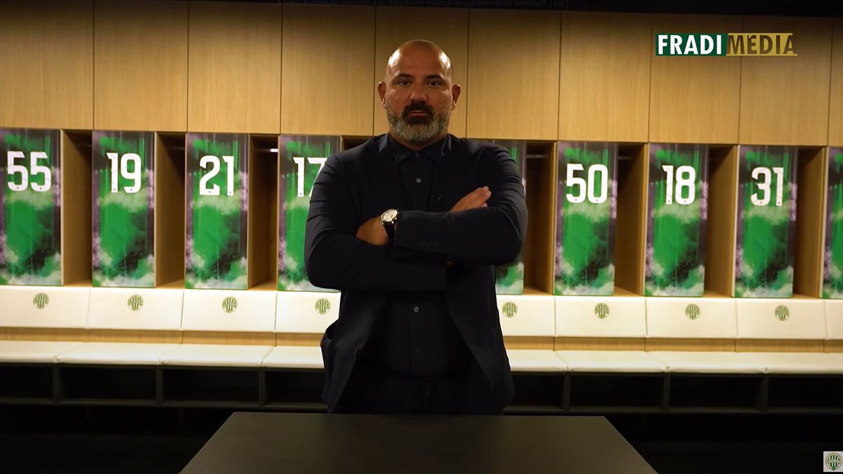 Meglepő dolgot árult el magáról a Fradi új edzője (VIDEÓ)