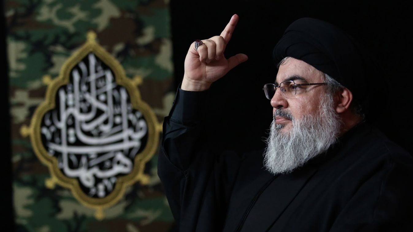 Beirut,City-lebanon,5-8-2023:,Hezbollah,Leader,Hassan,Nasrallah,And,His,Controversial