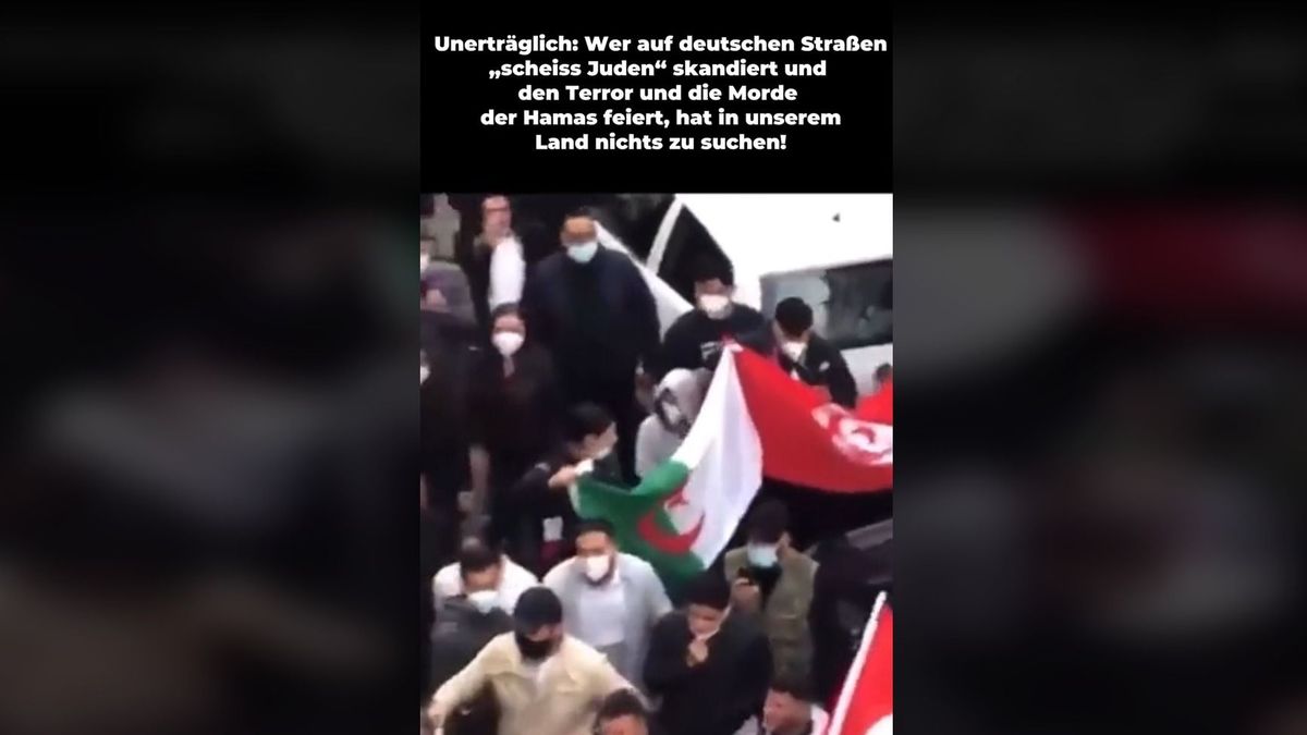 „Mocskos zsidók!” – skandálták Németország utcáin a palesztinok (VIDEÓ)