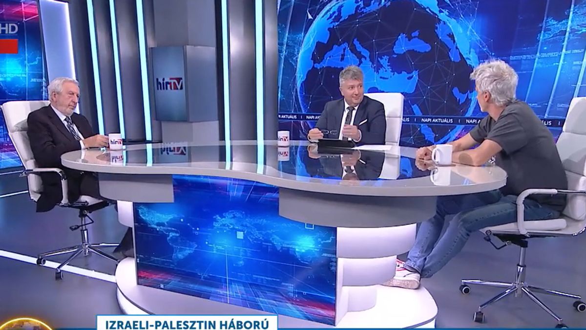 „Nehéz veled vitatkozni, mert ömlik belőled a szó” – az izraeli háború kapcsán csaptak össze a Jeszenszkyk a HírTV-ben (VIDEÓ)