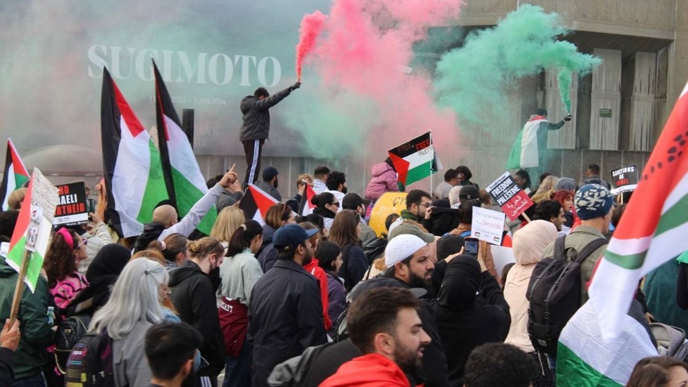 Another massive pro-Palestine rally in London slams Israeli bombing of Gaza