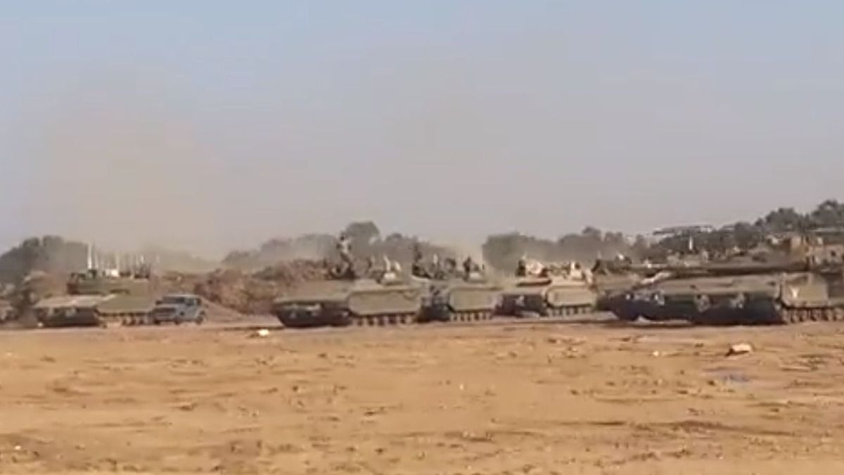 Még mindig izraeli harckocsik százai állnak a gázai határon, készen az offenzívára (VIDEÓ) – Mandiner