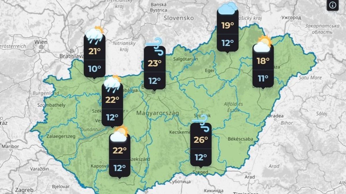 Változékony Időjárás: esős napok következnek