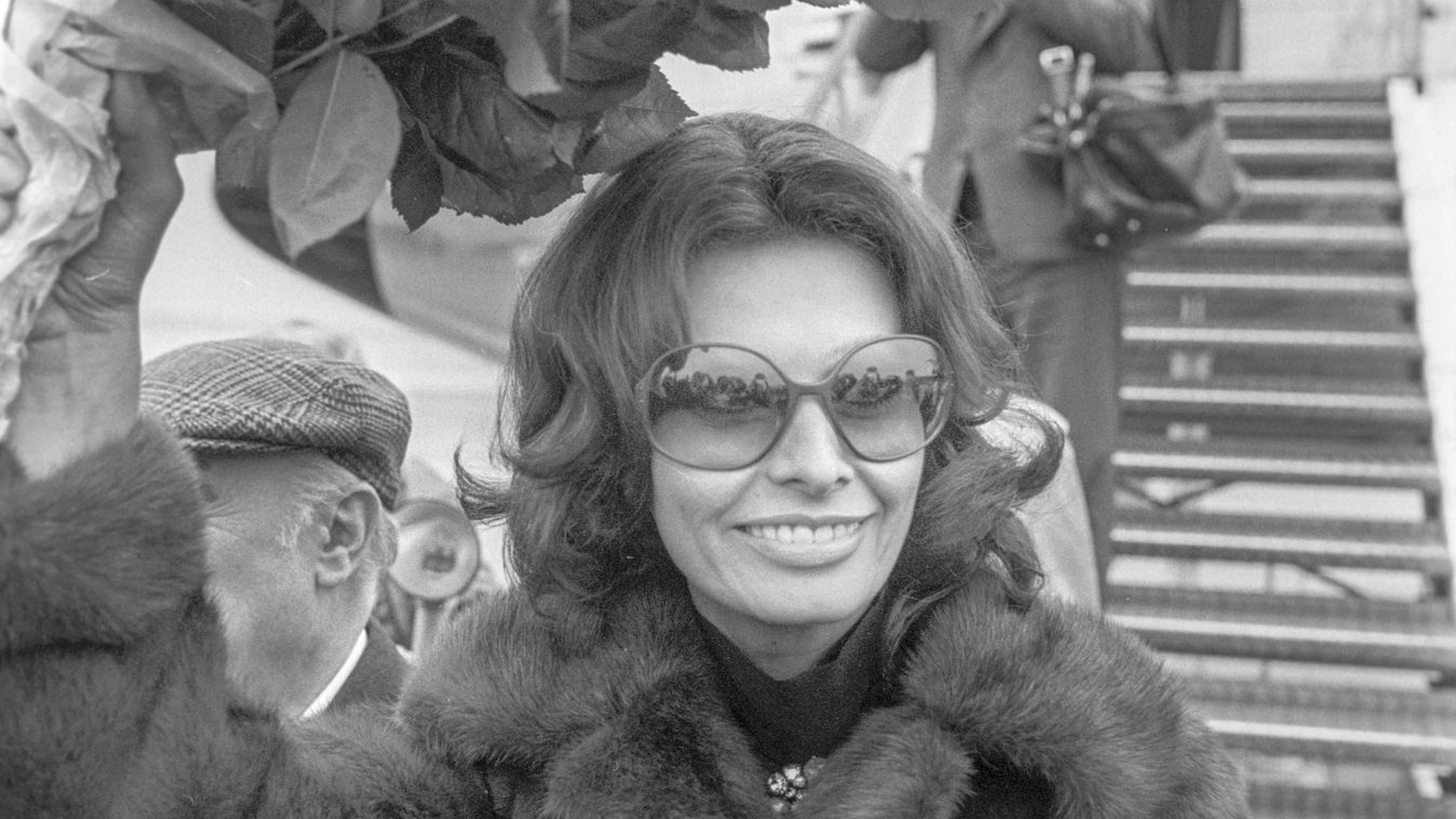 Sophia Loren und Carlo Ponti in Hamburg