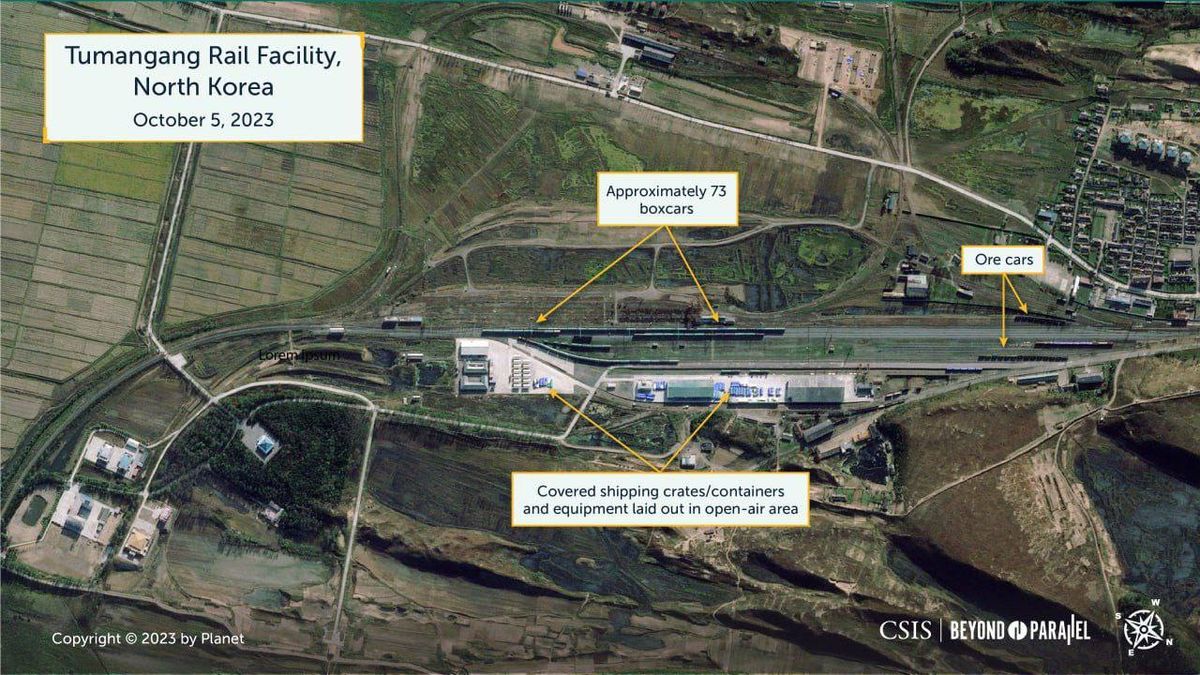 Műholdfelvételeken mutatjuk, ahogy Észak-Korea fegyvert szállít Oroszországnak