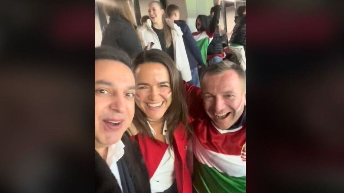 Így ünnepelte Szoboszlaiék győzelmét Novák Katalin és a férje (VIDEÓ)