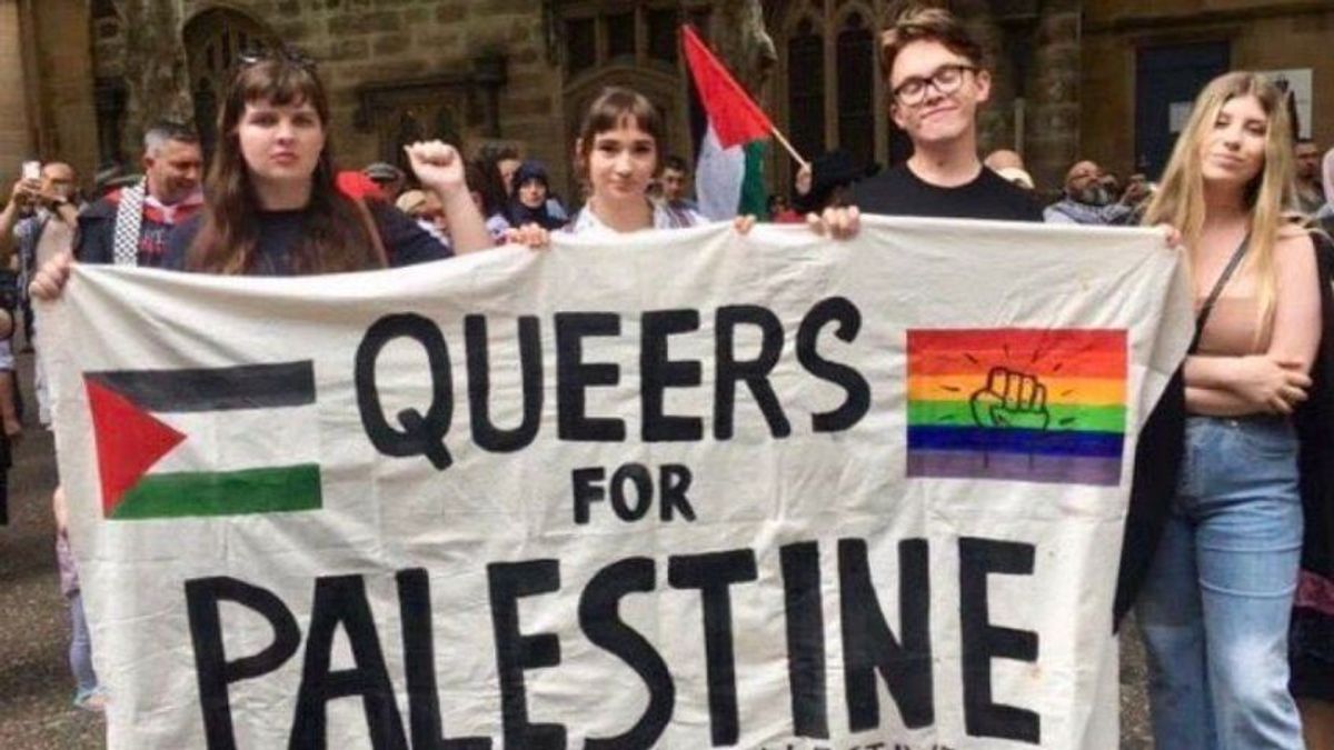 Robert C. Castel üzent a „Queers for Palestine” követőinek