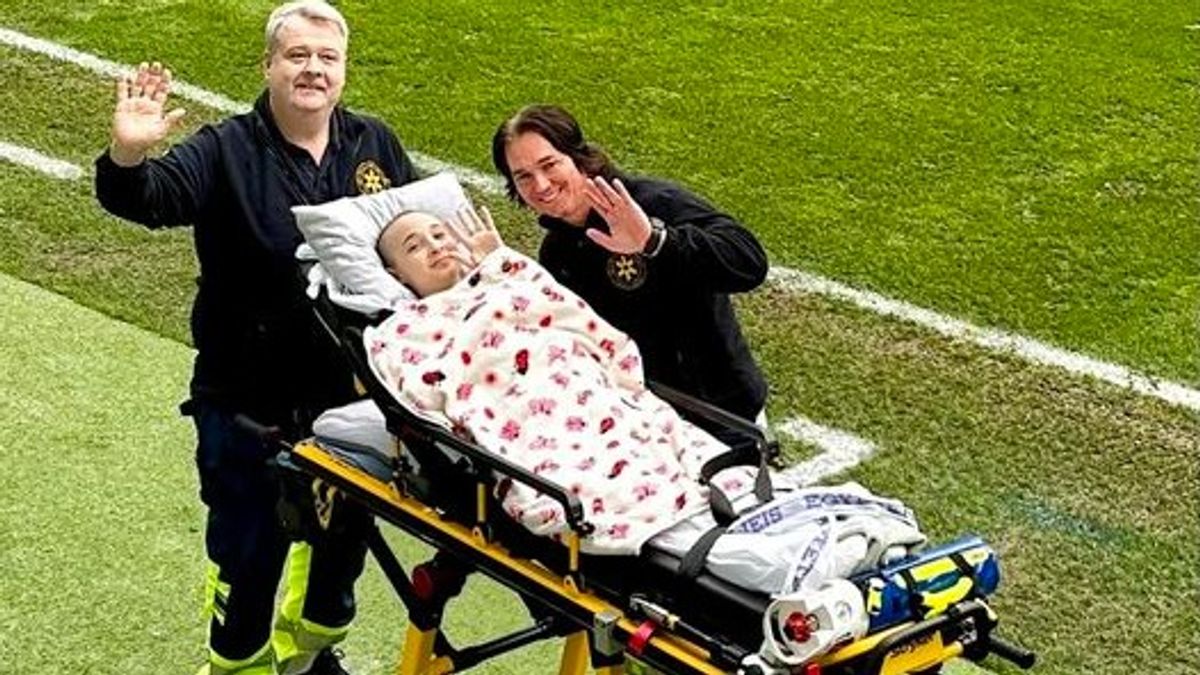 Teljesítették a súlyos beteg kislány álmát: láthatta a Fradi-pályát