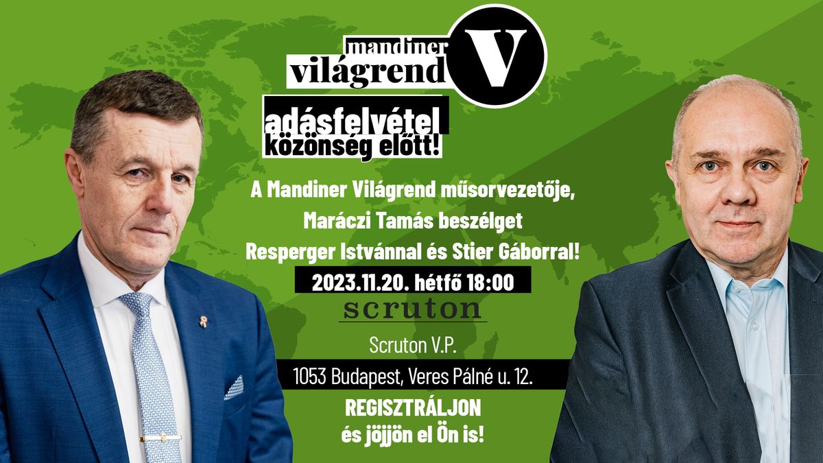 Mit ért el az ukrán ellentámadás, és mit nem? Mandiner Világrend felvétel közönség előtt!