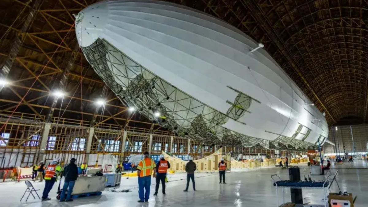 Elkészült a világ legnagyobb léghajója, amelyet a Hindenburg óta készítettek