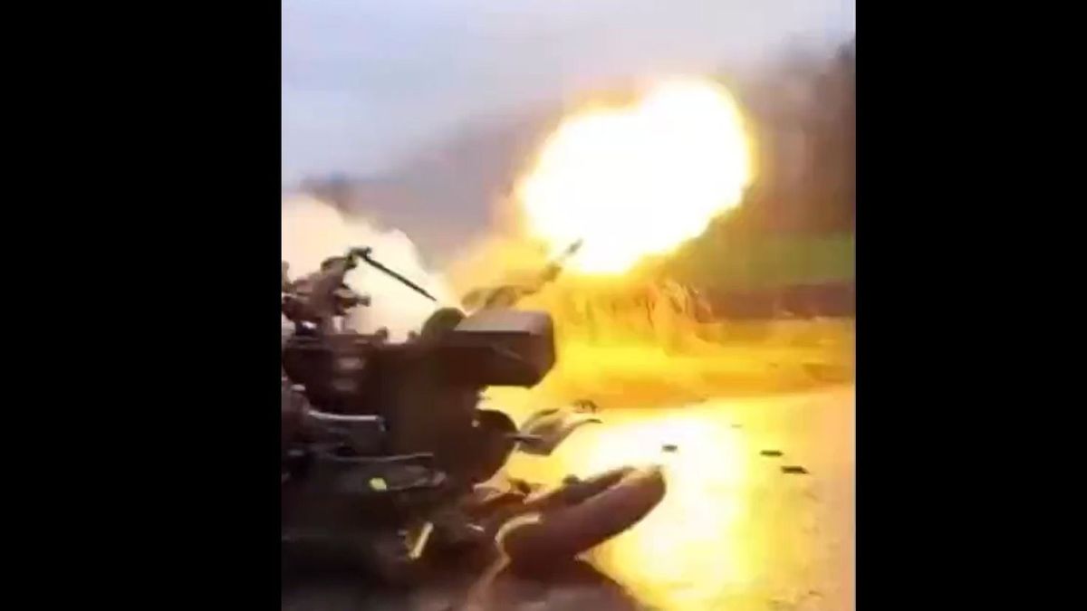 Ősöreg szovjet gépágyúval semmisítették meg az ukránok az orosz drónt (videó)