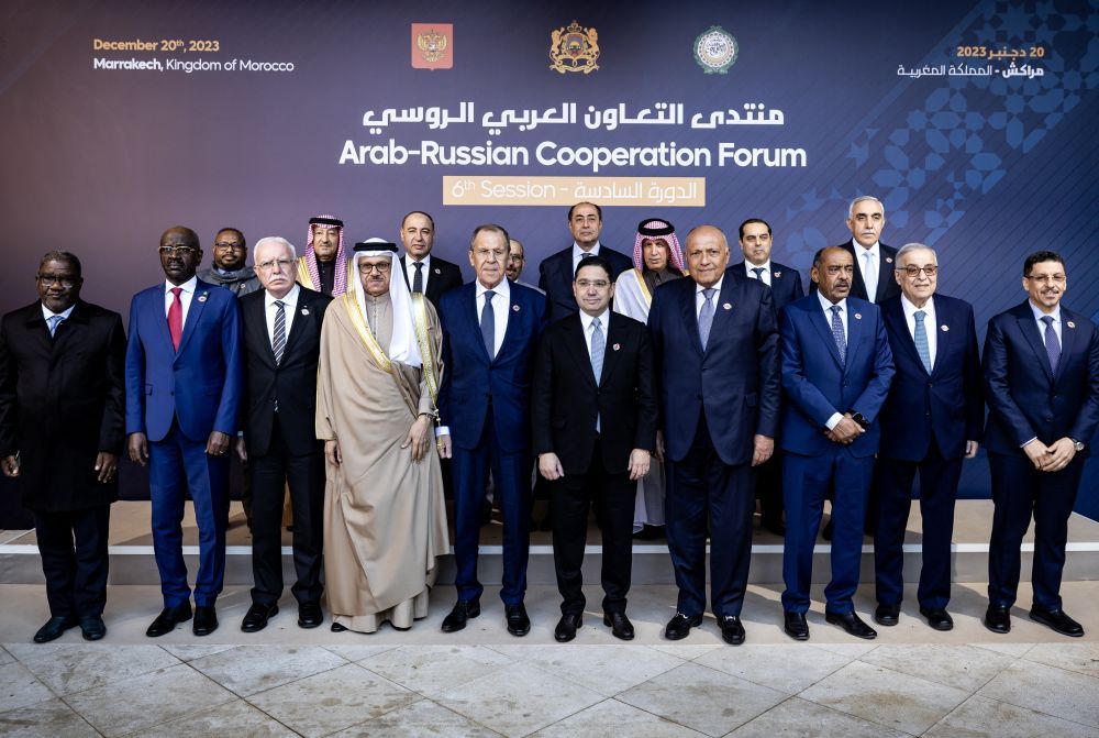 Lavrov arab vezetőkkel Marrákesben