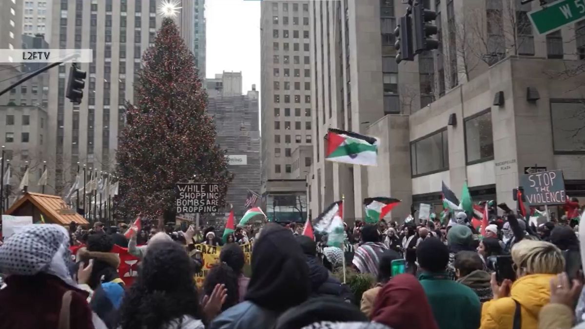 A karácsony eltörlését követelték a palesztinpárti tüntetők New Yorkban – Mandiner